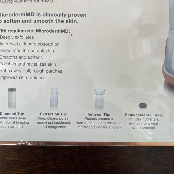 Trophy Skin Home Microdermabrasion System Microderm MD Exfoliation NEW Sealed - Picture 8 of 10